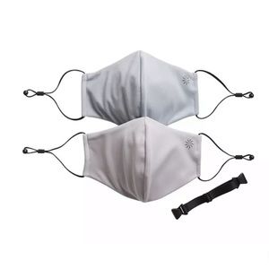 Athleta made to move Activate Face Mask 2 pack gry